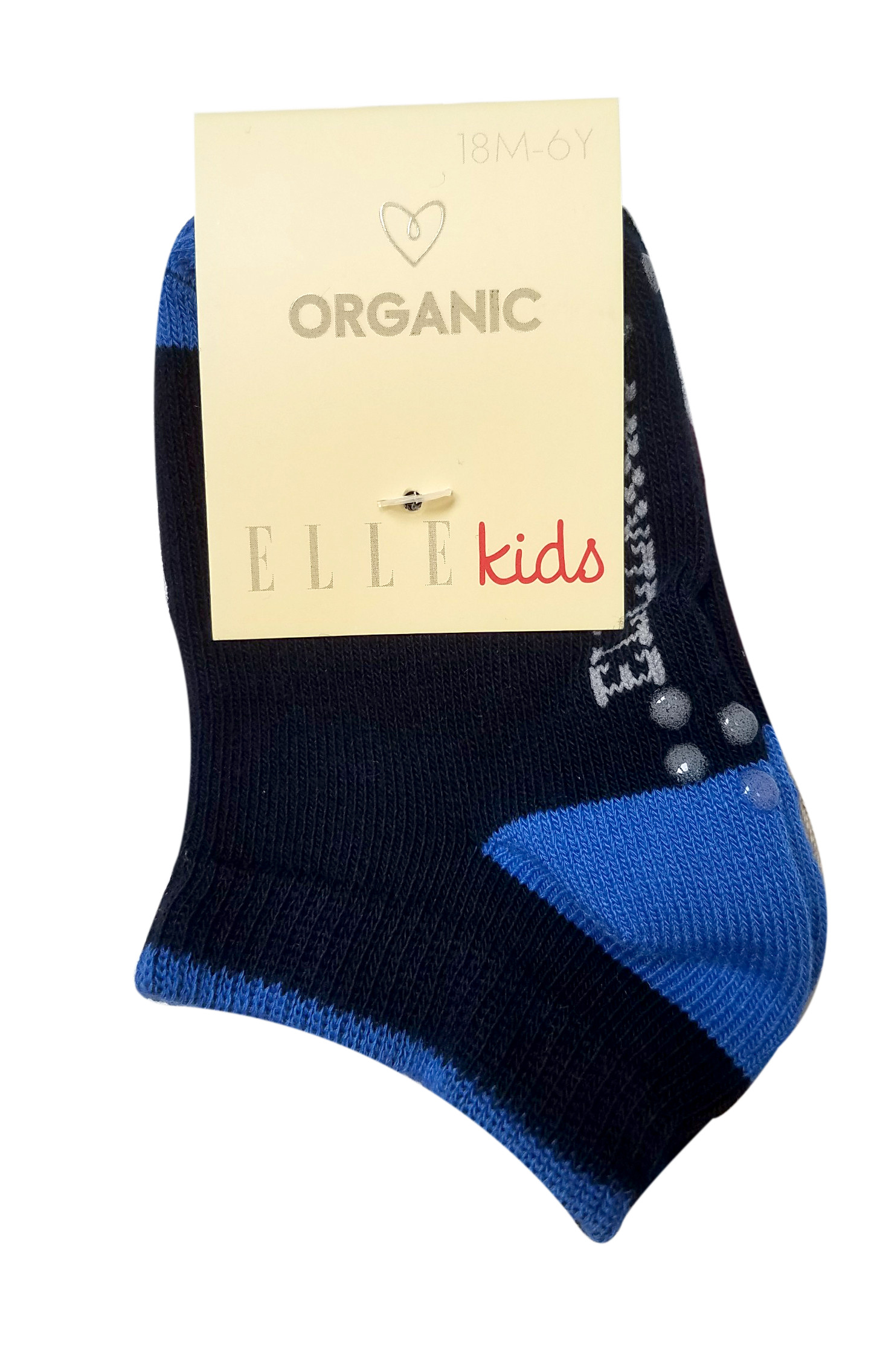 Set 2 đôi vớ tất trẻ em ORGANIC 18-36 tháng ELLE KIDS EK48 LOC2