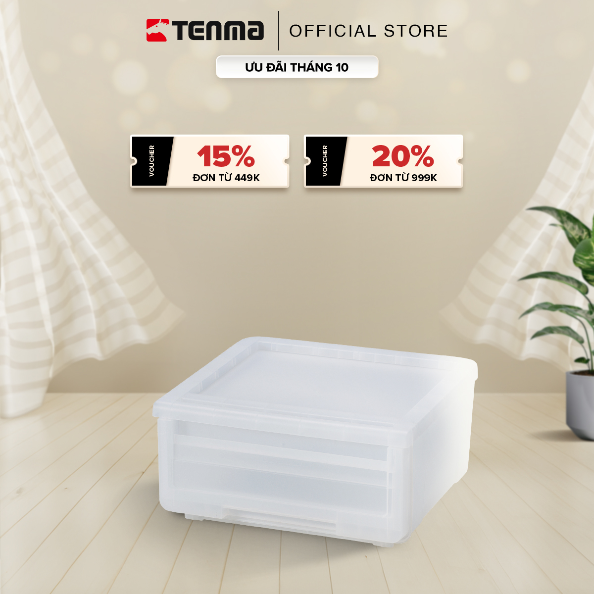 Hộp Ngăn Kéo Nhựa Đa Năng TENMA, PRX Kabazoko 45
