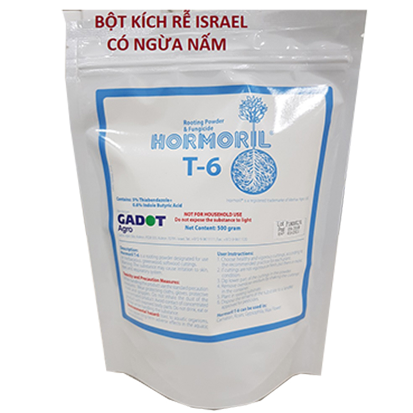 Bột Kích Ra Rễ Israel cho cây Thân Gỗ Hormoril T6 (T with Fungicide)