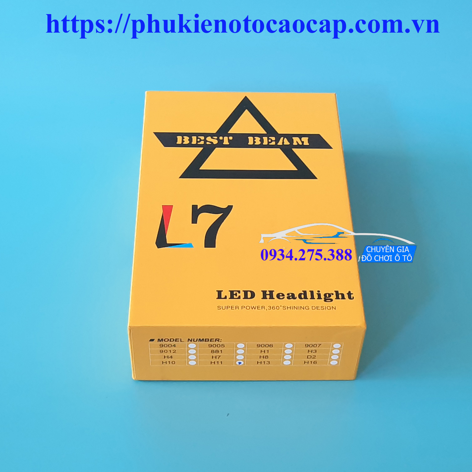 BỘ ĐÈN LED GẦM THẾ HỆ MỚI L7 3 CHẾ ĐỘ MÀU