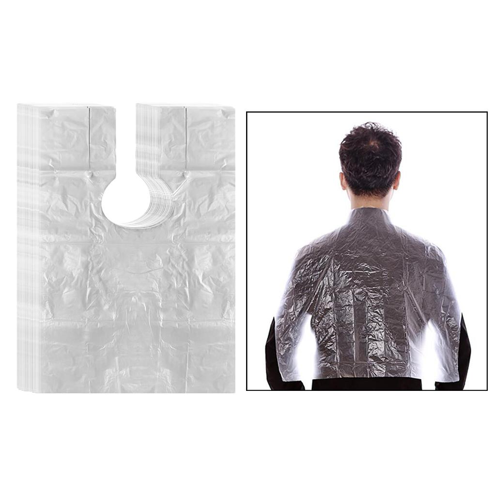 200x Disposable Hair Cutting Cape Gown Unisex Salon Barber Shop Capes Cloth