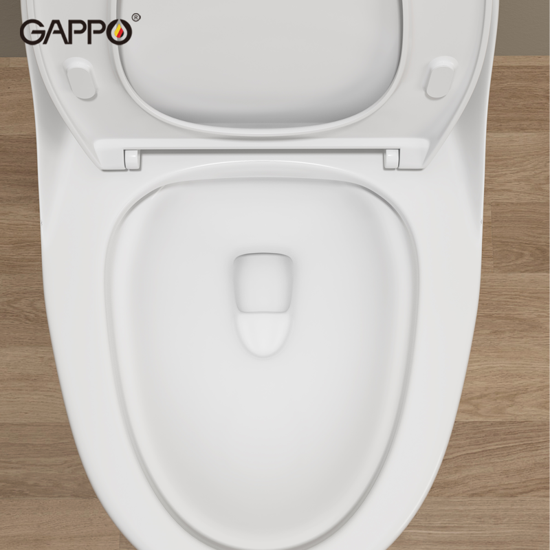 BỒN CẦU ĐẶT SÀN 1 KHỐI KÉT LIỀN NHẬP KHẨU NGA GAPPO GM501 MEN TUYẾT - HÀNG CHÍNH HÃNG
