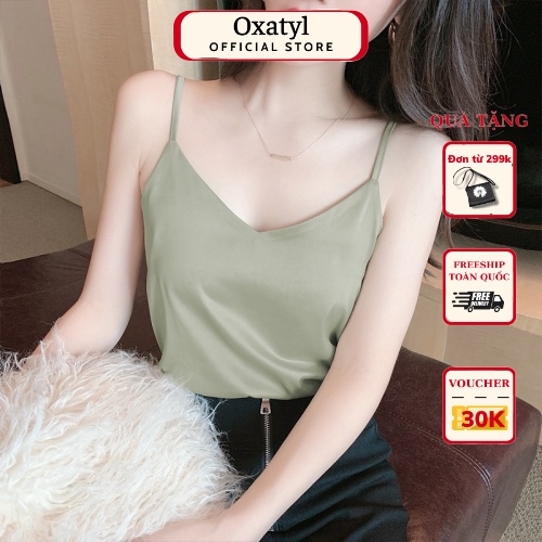 Áo 2 dây chất lụa cao cấp Oxatyl M36 mặc trong áo vest sang trọng 2023