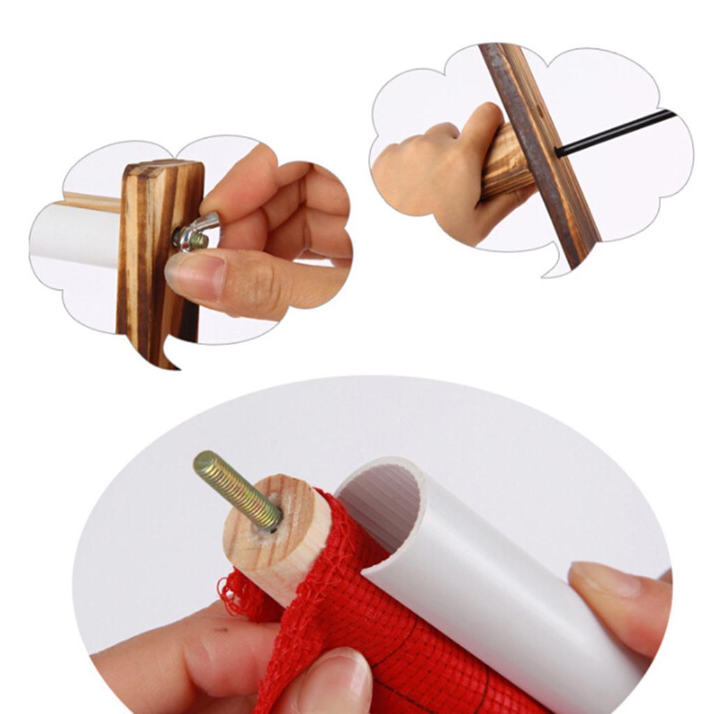 Chinese Style Wooden Needlework Table Rack Desktop Embroidery Frame Holder