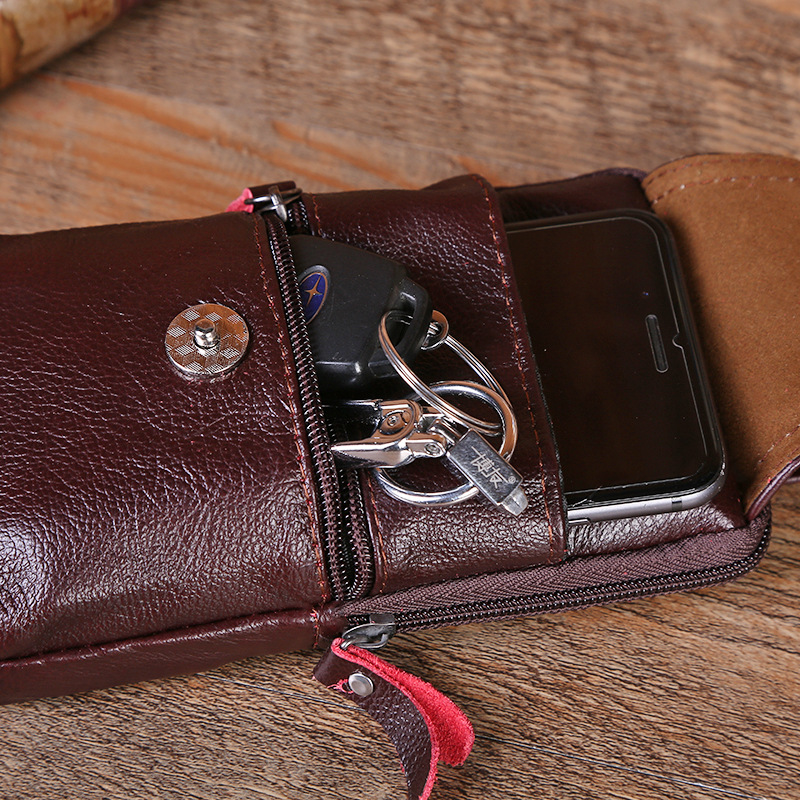 Bao Da Đeo Lưng dành cho Samsung Galaxy Note 8 Special Dáng Đứng Da Bò Màu Nâu Đất