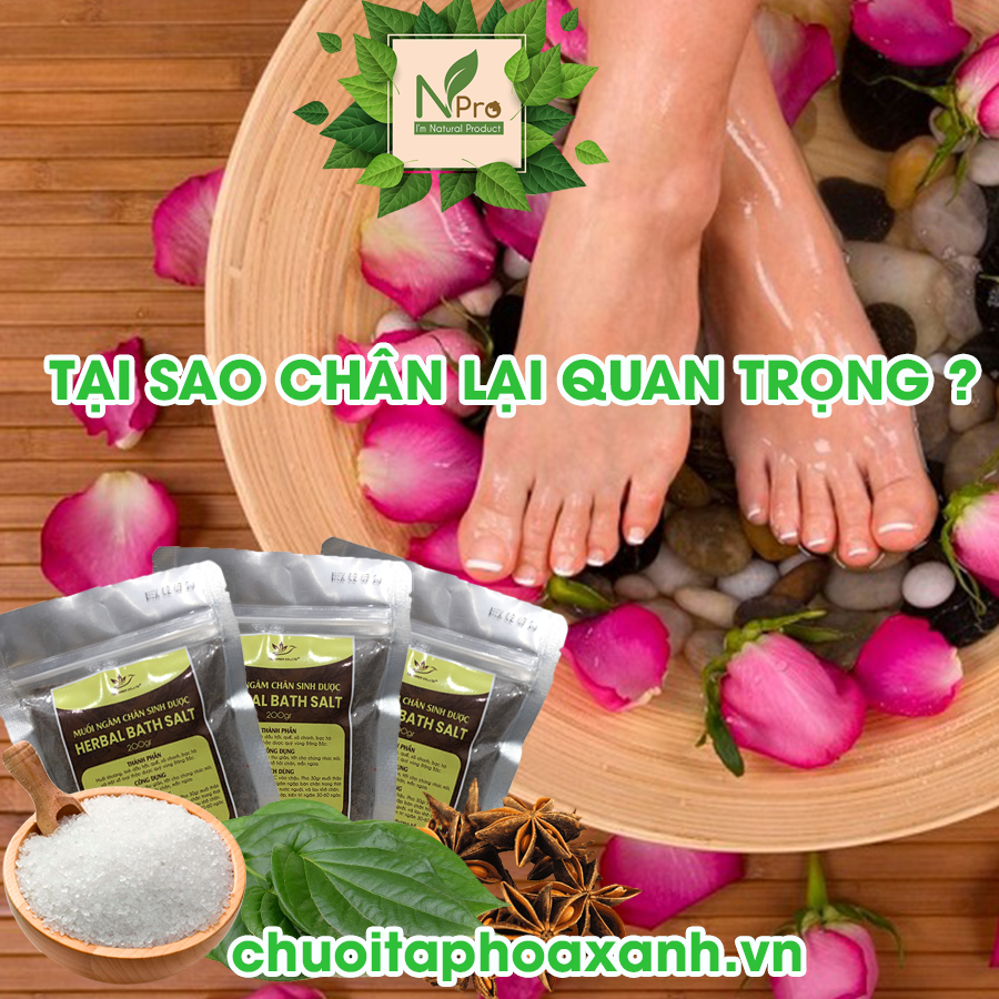 NPro Muối ngâm chân thảo dược 200grm