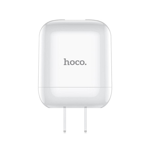 Bộ sạc nhanh 1 cổng Hoco HK2 tích hợp dây sạc Type-C hỗ trợ truyền tải dữ liệu dài 1m - Hàng chính hãng