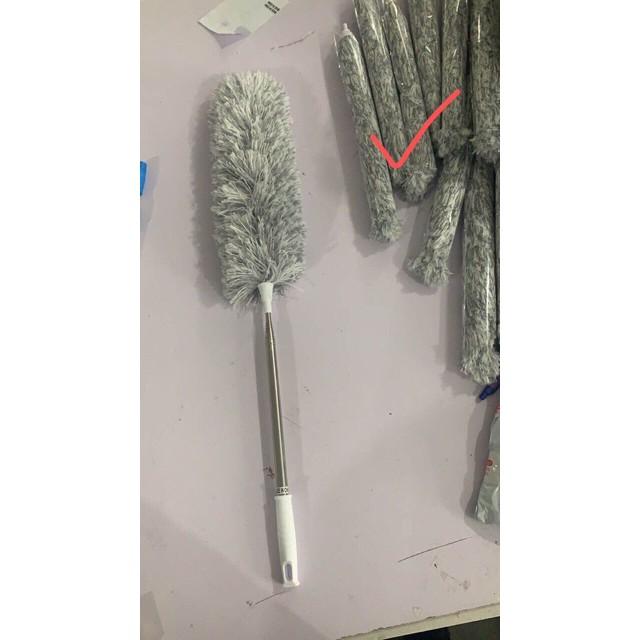 CÂY CHỔI LÔNG QUÉT BỤI CÁN INOX CAO CẤP GẬP DC TỚI 90 độ