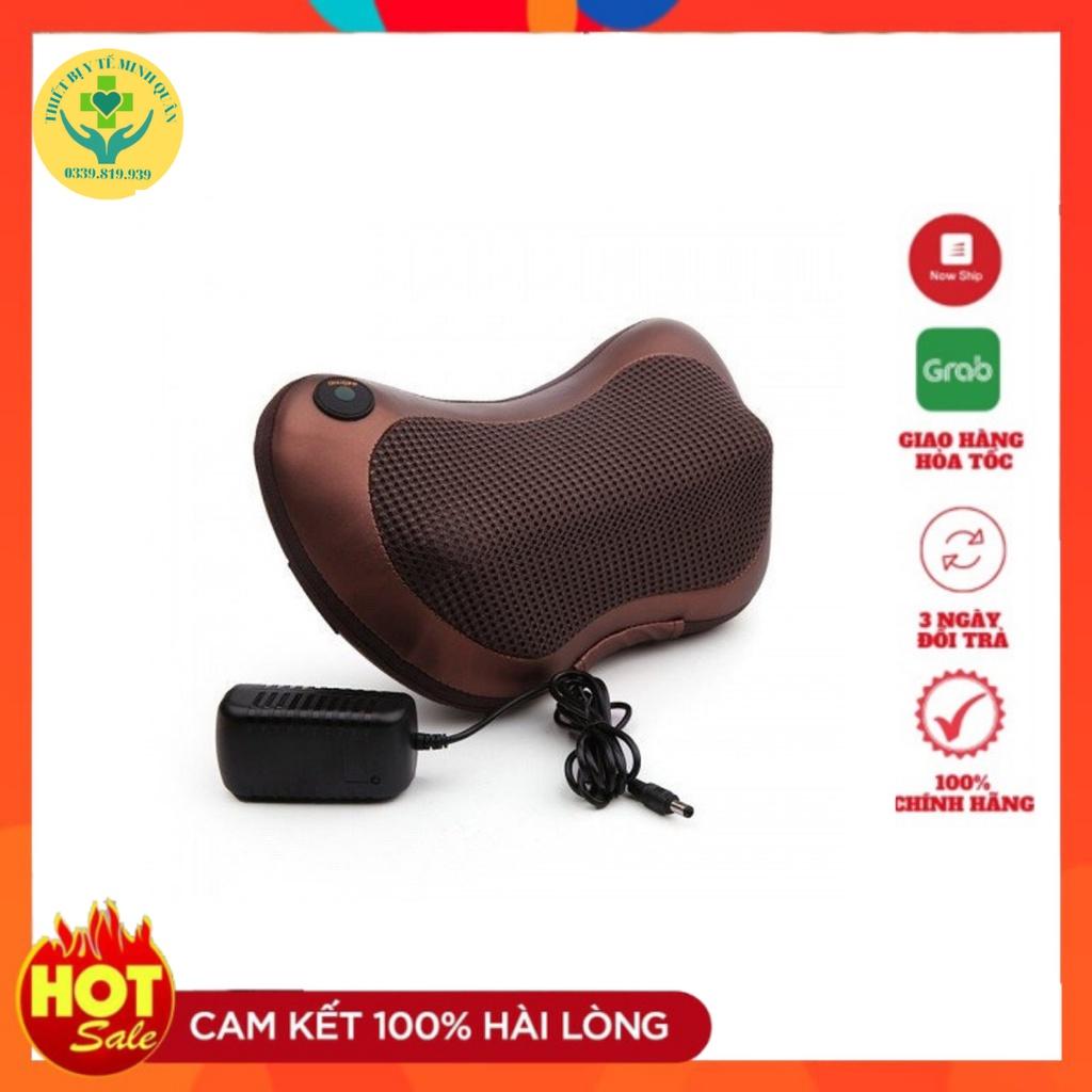 Gối Massage, Gối Massage Hồng Ngoại Cổ Vai Gáy 8 Bi  Massage, thư giãn giảm mệt mỏi, căng thẳng
