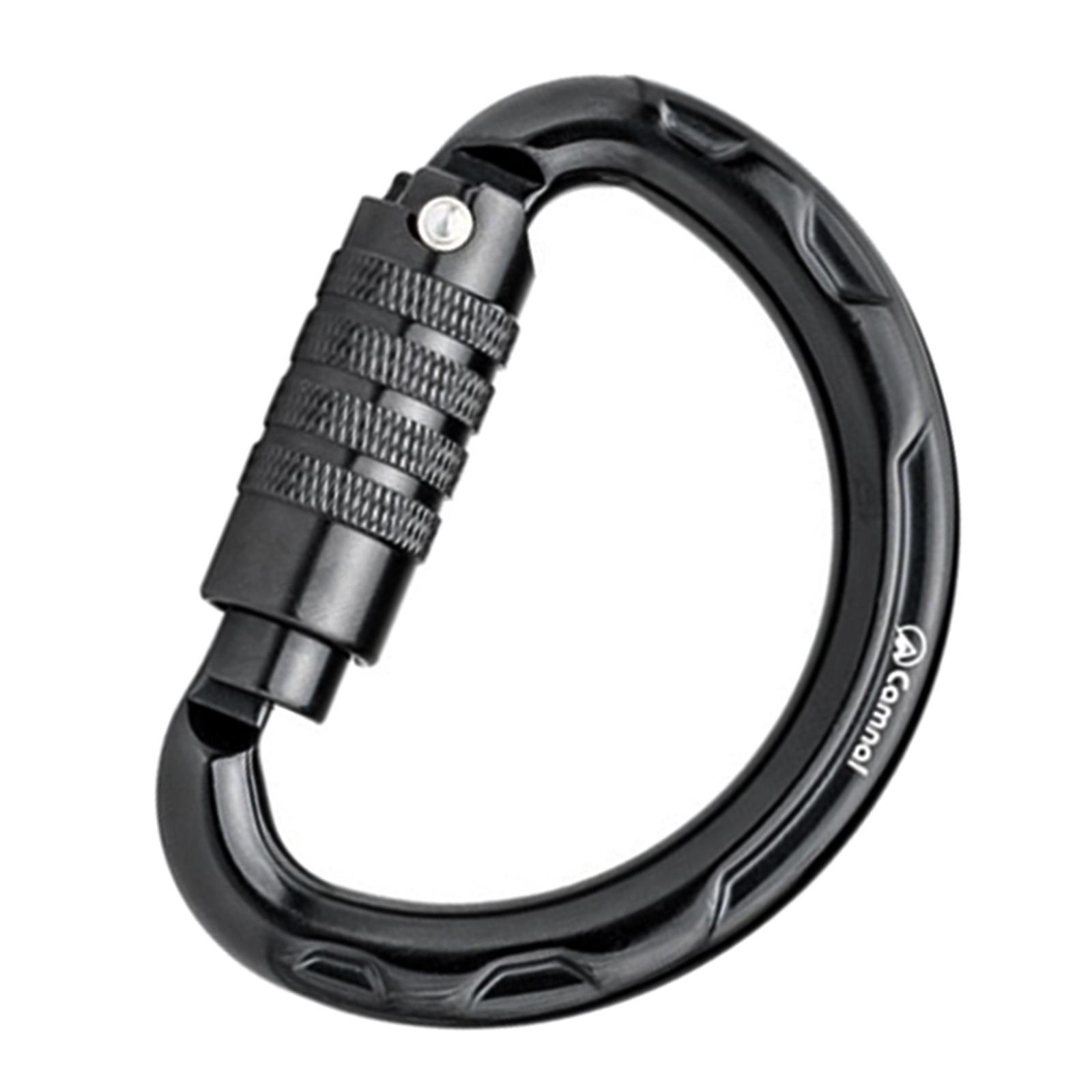20KN Locking Carabiner Clip Aluminium Shape Hook for Climbing