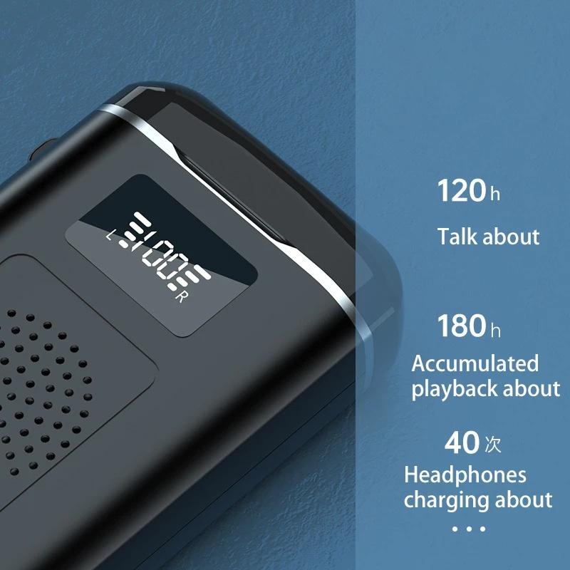 Tai Nghe Bluetooth Không Dây Chống ồn Blutooth Chơi Chơi Game Tai Nghe Pro TWS Loa Nghe Bluetooth đèn pin led