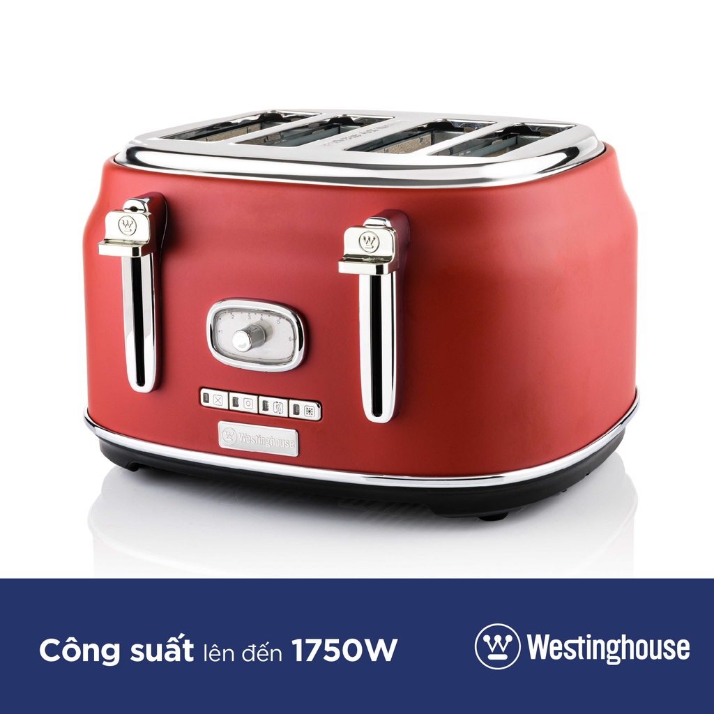 Máy nướng bánh mỳ 4 lát Westinghouse WKTTB809 (1750W) - Hàng chính hãng