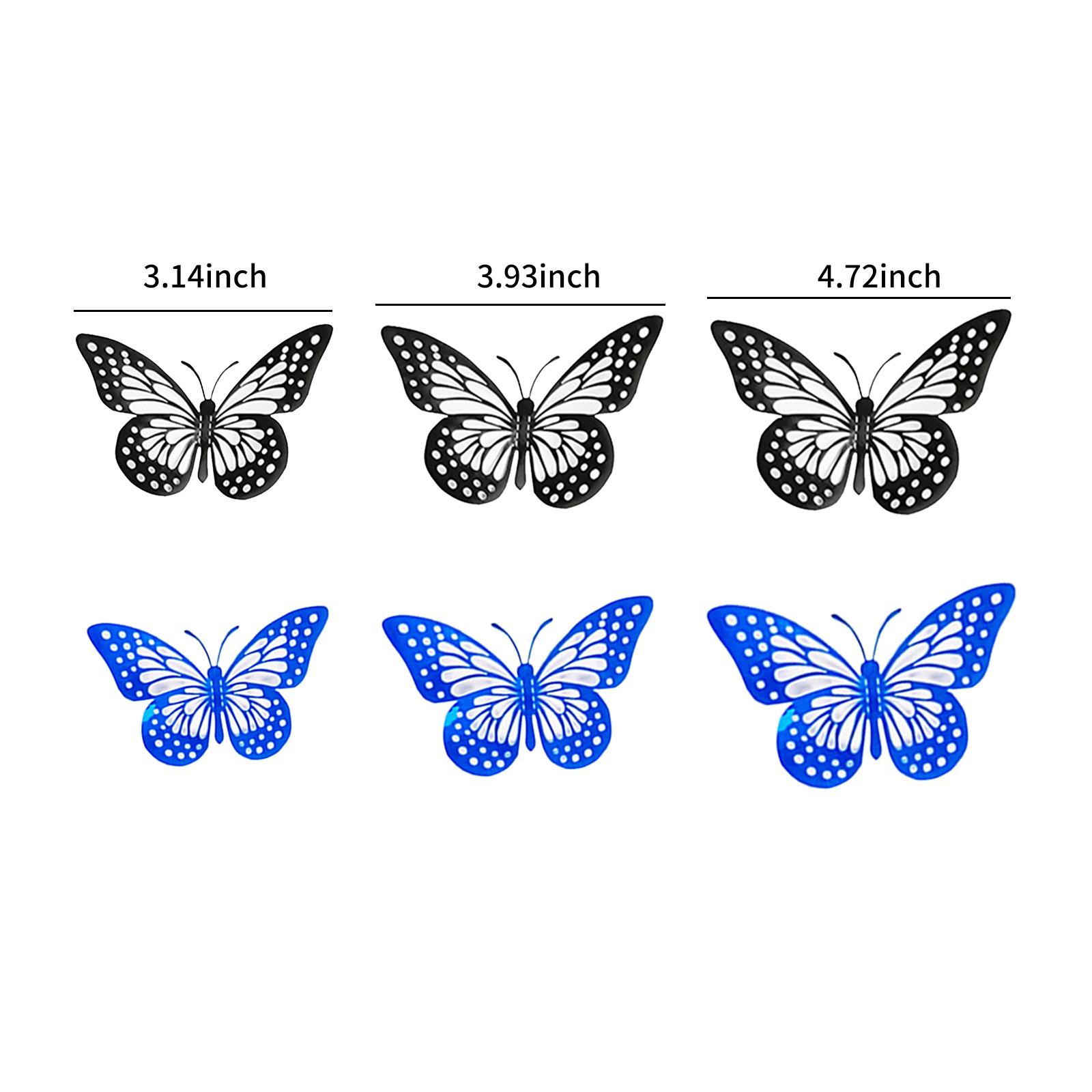 Set 12 Miếng Dán Tường Decal 3D Nhiều Hình Ảnh Nghệ Thuật Có Thể Tháo Rời