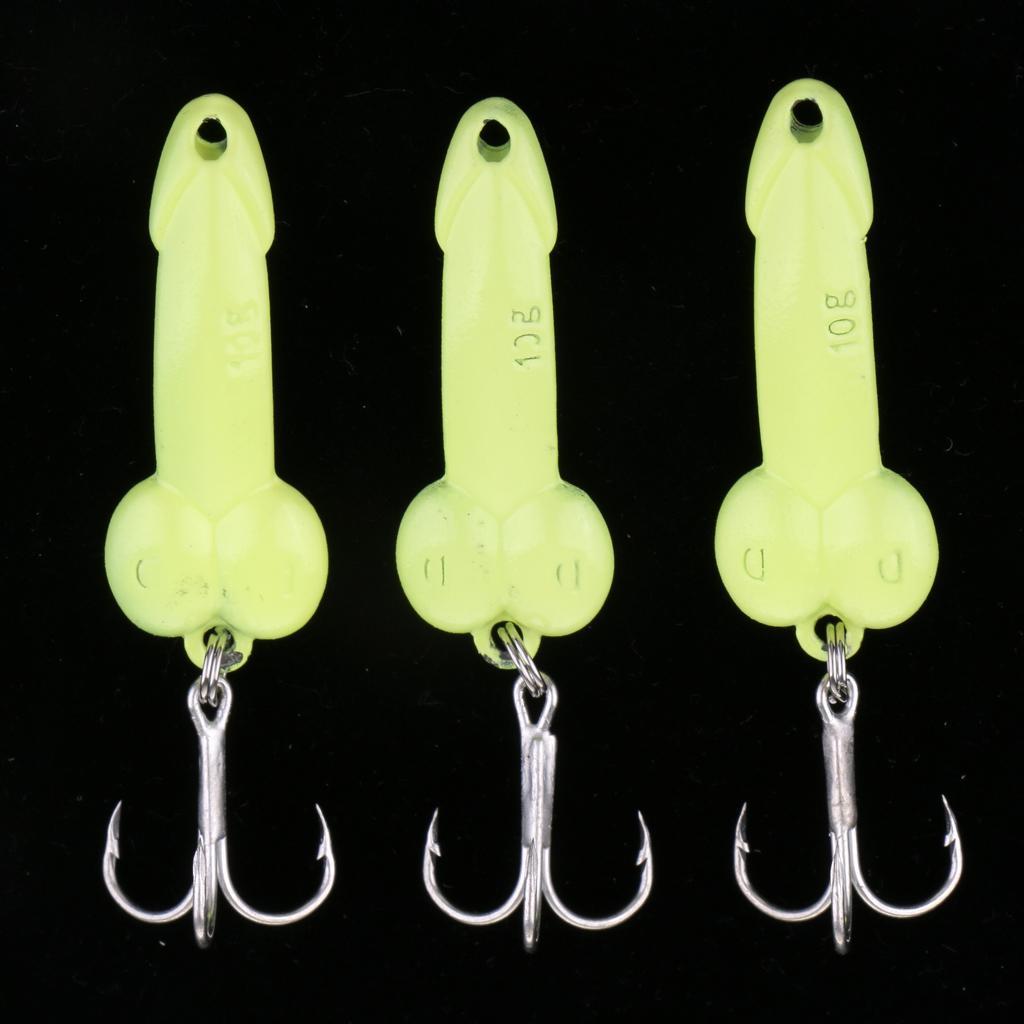 3Pcs 4.5cm Artificial Simulation Metal Sequins Metal Sequins Fishing Hooks
