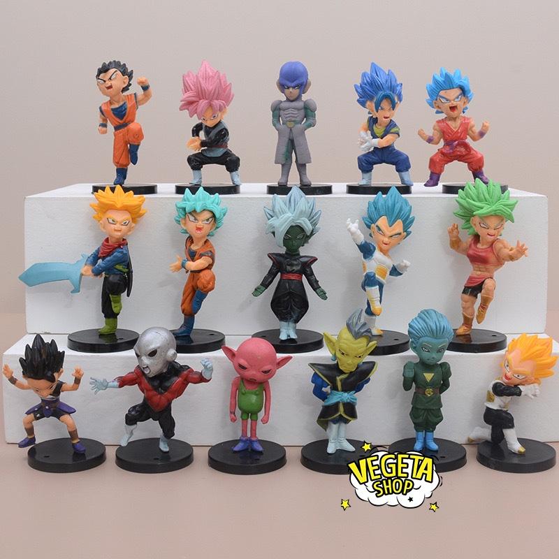 Mô hình Dragon ball - Super WCF - 16 mẫu tự chọn Goku Gohan Zamasu Rose Black Vegeta Trunks Jiren Hit Vegeto - Cao 8cm