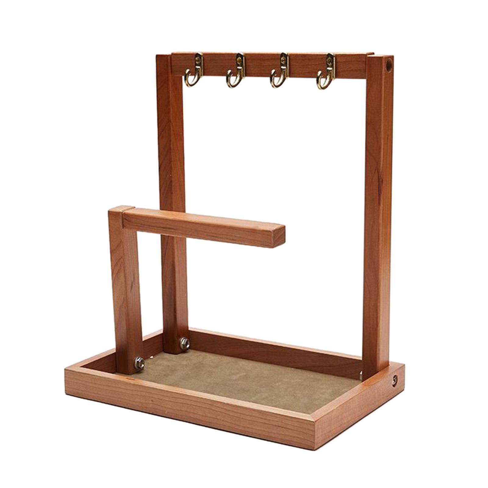 Mail Sorter Desktop Mail & Key Holder Organizer with Key Hooks 228x150x260mm