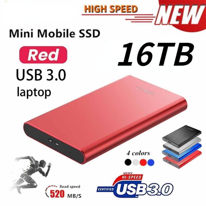 Ổ Cứng Ngoài Tốc Độ Cao 500GB 2TB 4TB 8TB 16TB USB3.0 2.5 Inch Cho Máy Tính