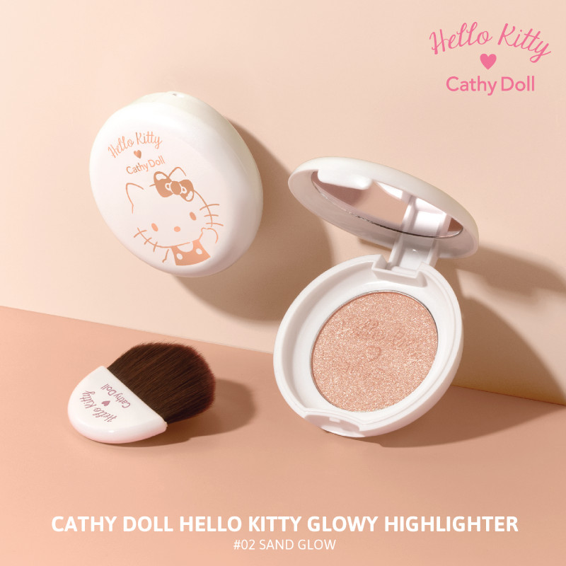 Phấn highlight Hello Kitty Cathy Doll Glowy Highlighter