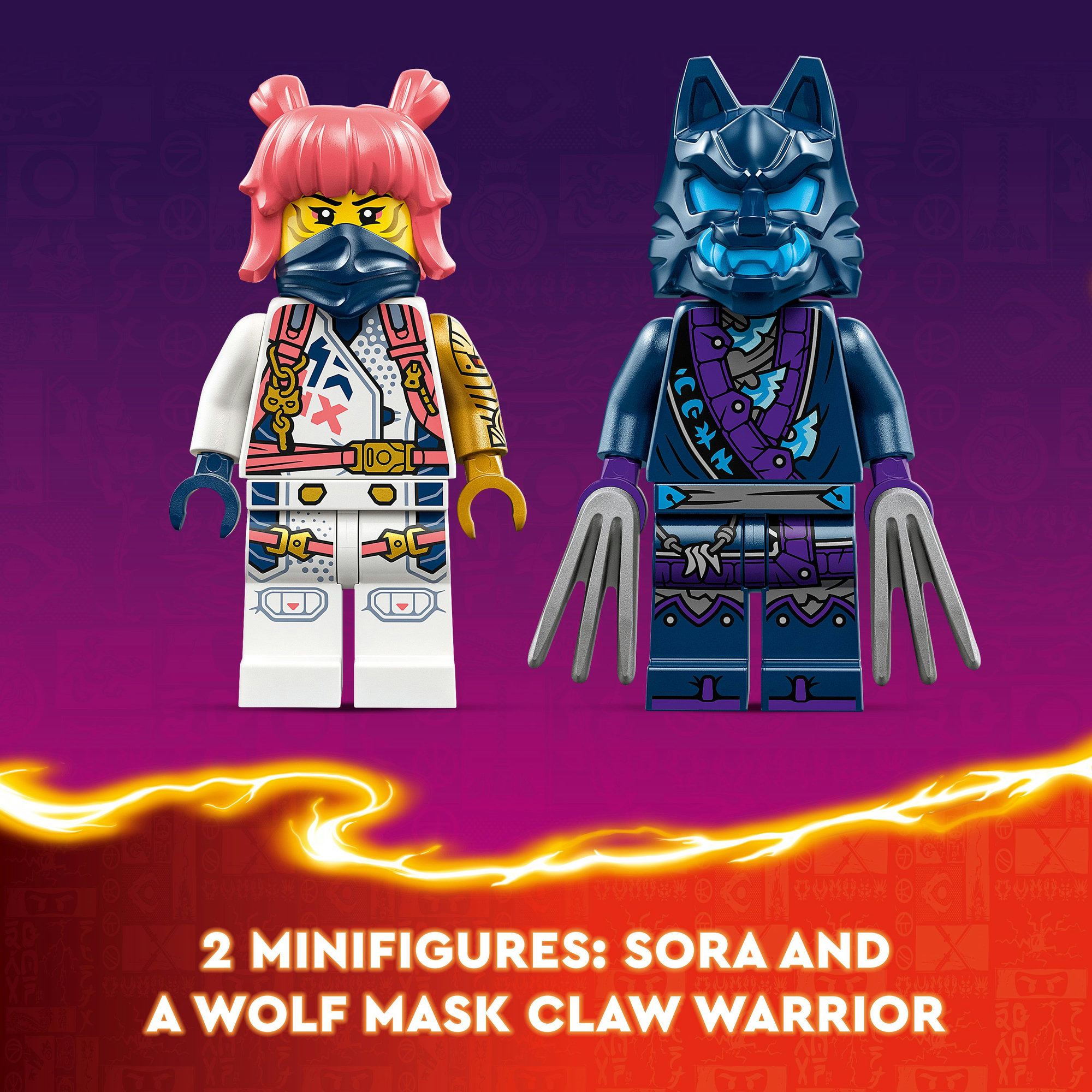 LEGO NINJAGO 71807 Đồ chơi lắp ráp Chiến giáp cơ khí của Sora (209 chi tiết)