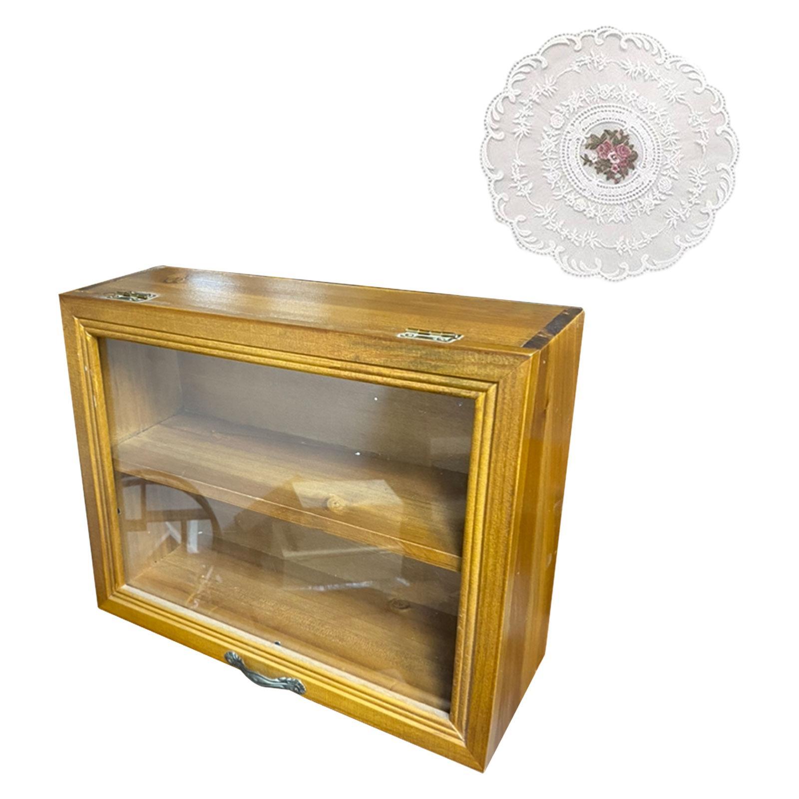 Wood Cabinet Desktop Display Rack Shelf for Bathroom Kitchen Cabinet