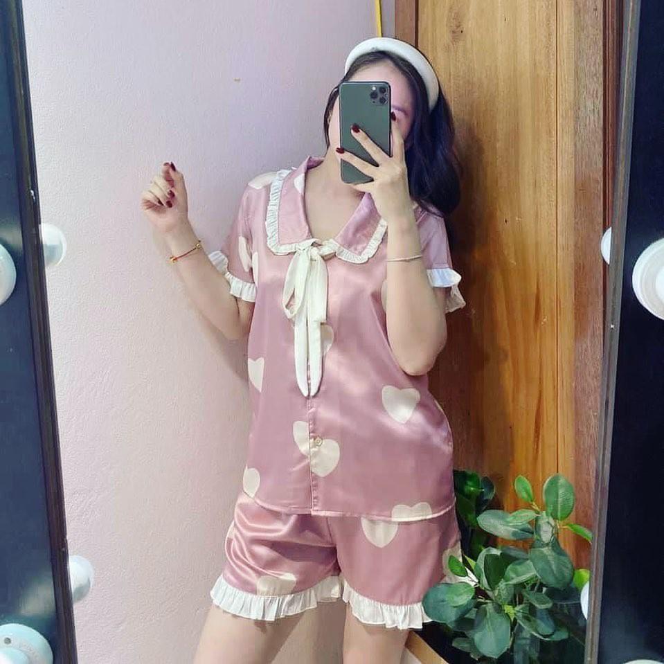 - Set Pijama Lụa Bèo Tiểu Thư - L218