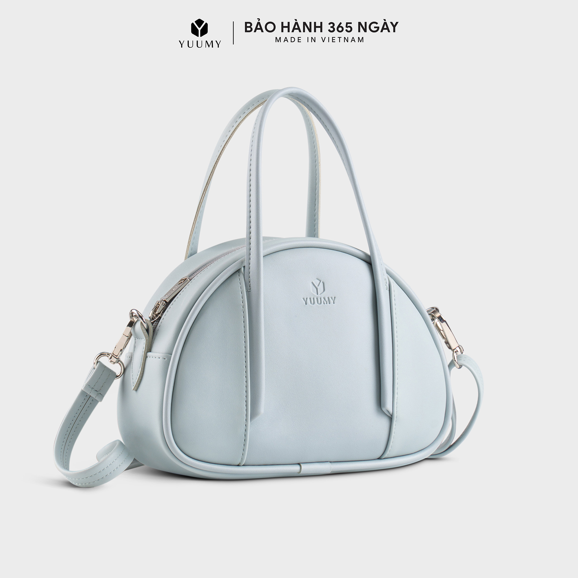 Túi Yuumy ( Thời trang nữ dáng hến dễ thương size 21 - Túi đeo chéo da Seasand YN233 )