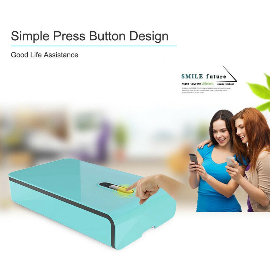 UV Ultraviolet Light Box Case Phone Charger Jewelry Beauty Tools Watches Box