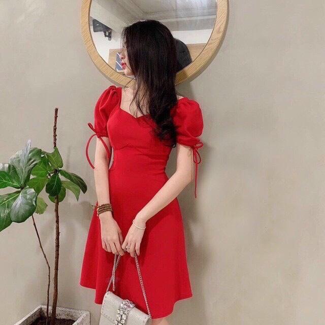 ĐẦM BIGSIZE SUÔNG TAY PHỒNG NƠ
