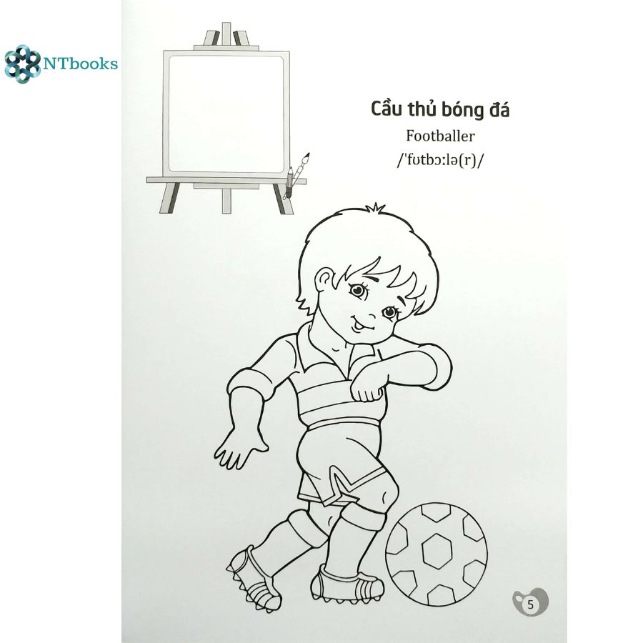 Sách Tô Màu Chúng Mình Tập Làm Họa Sĩ - Nghề Nghiệp