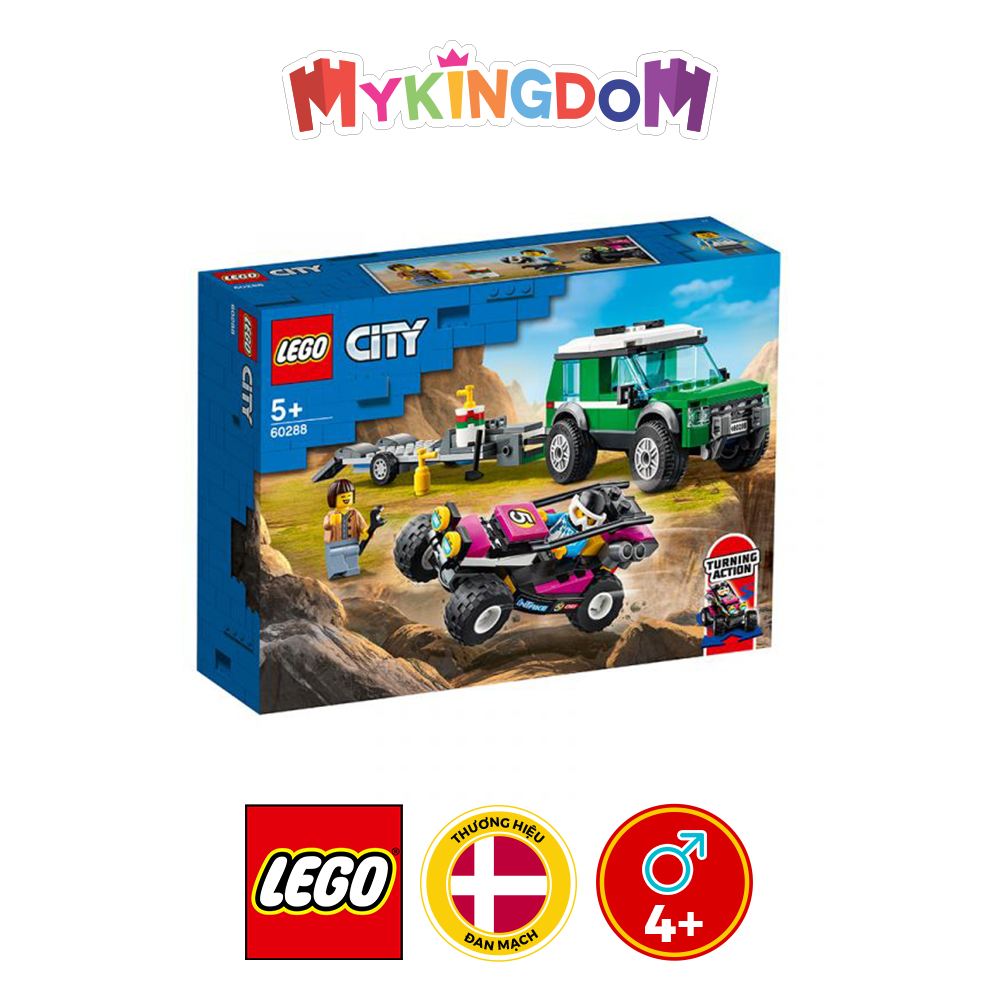 Đồ chơi LEGO City Xe Tải Vận Chuyển Mô Tô Địa Hình 60288