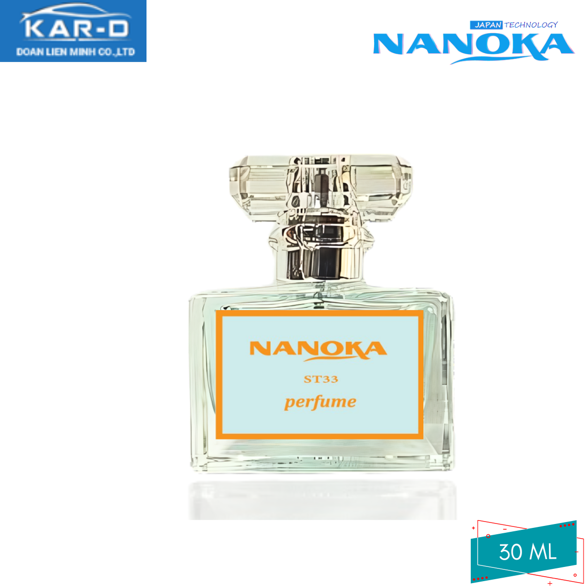 Nước hoa ô tô Nanoka hương gỗ nam tính, Kháng mùi như hôi, tanh, ẩm mốc,… trên xe ô tô