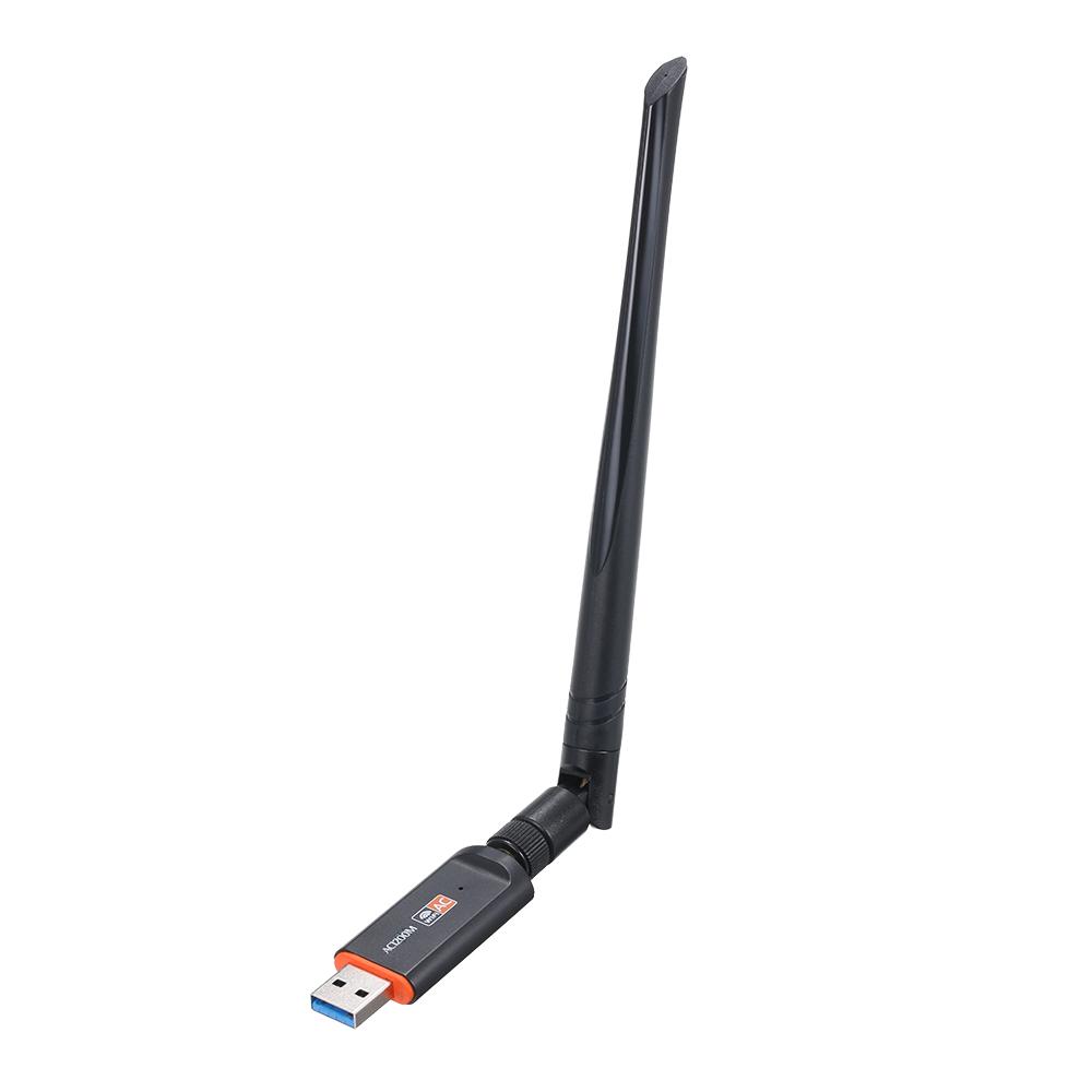 Bộ điều hợp USB băng tần kép 1200M 2.4G + 5G USB3.0 bộ thu sóng không dây bên ngoài thẻ mạng không dây