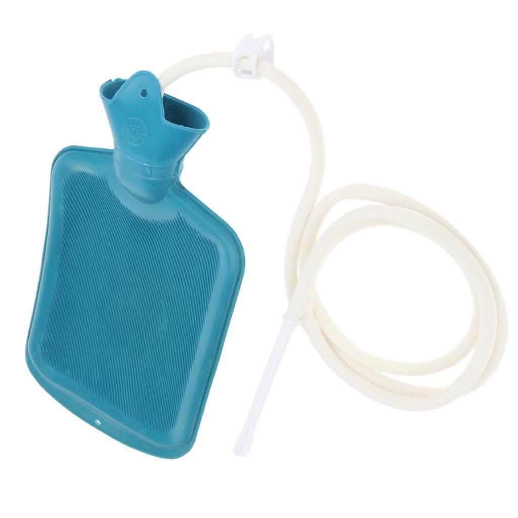 Adults Silicone Enema Douche Bag Rubber Enemator for Easy Cleaning