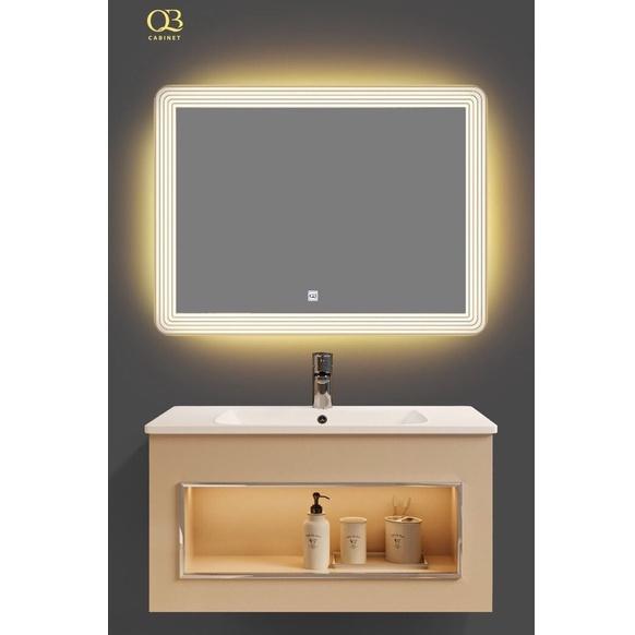 TỦ GƯƠNG ĐÈN LED CAO CẤP – KHÔNG KÈM VÒI VÀ XẢ