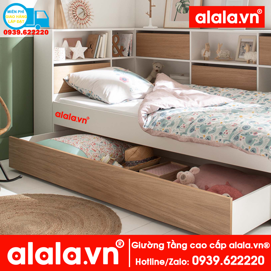 Giường tầng ALALA112 cao cấp - Thương hiệu alala.vn ( trên 1m, dưới 1m)