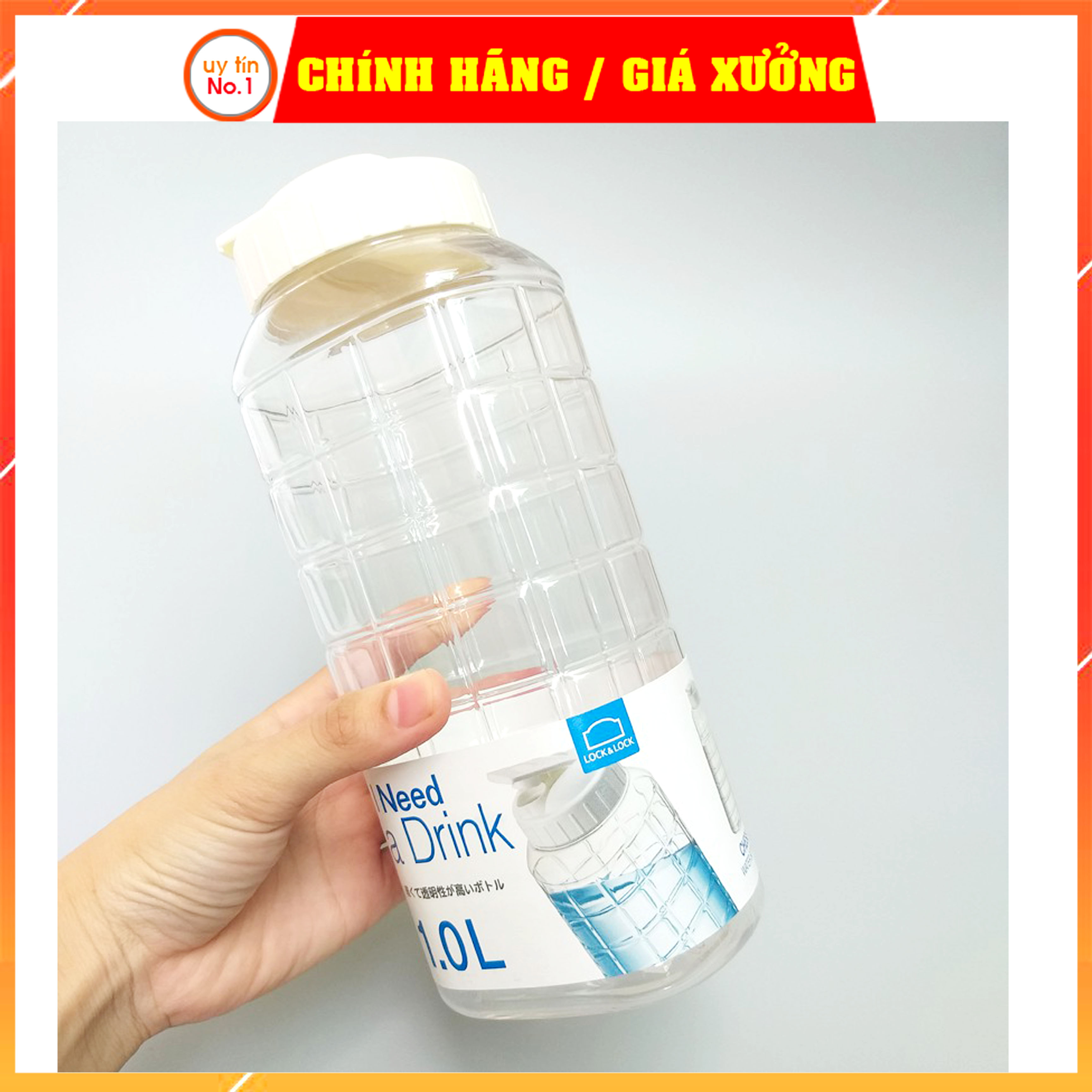 Bình đựng nước LocknLock bằng nhựa PET 1000ml HAP810