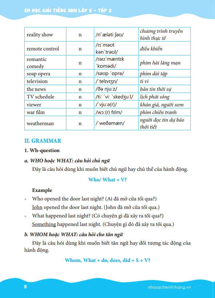 The Langmaster - Em Học Giỏi Tiếng Anh Lớp 6 - Tập 2 (Có Đáp Án)