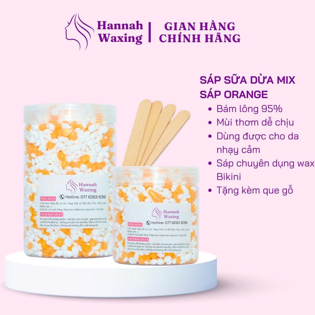 [CHE TÊN] Sáp Wax Lông Mix Hỗn Hợp Nhiều Loại Sáp Cao Cấp Siêu Bám Lông, Wax Bikini HANNAH WAXING - Hỗn hợp