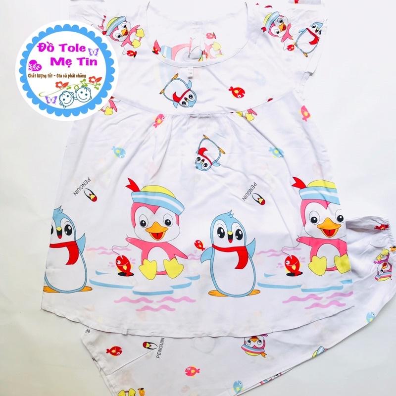 Đồ tôn(lanh) size 8(19-21kg) lửng bé gái - ib shop gửi màu còn