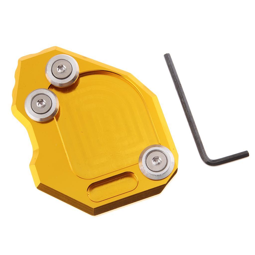 Side Stand Enlarge Kickstand Extension Plate Pad for  F800GS 08-15 Gold