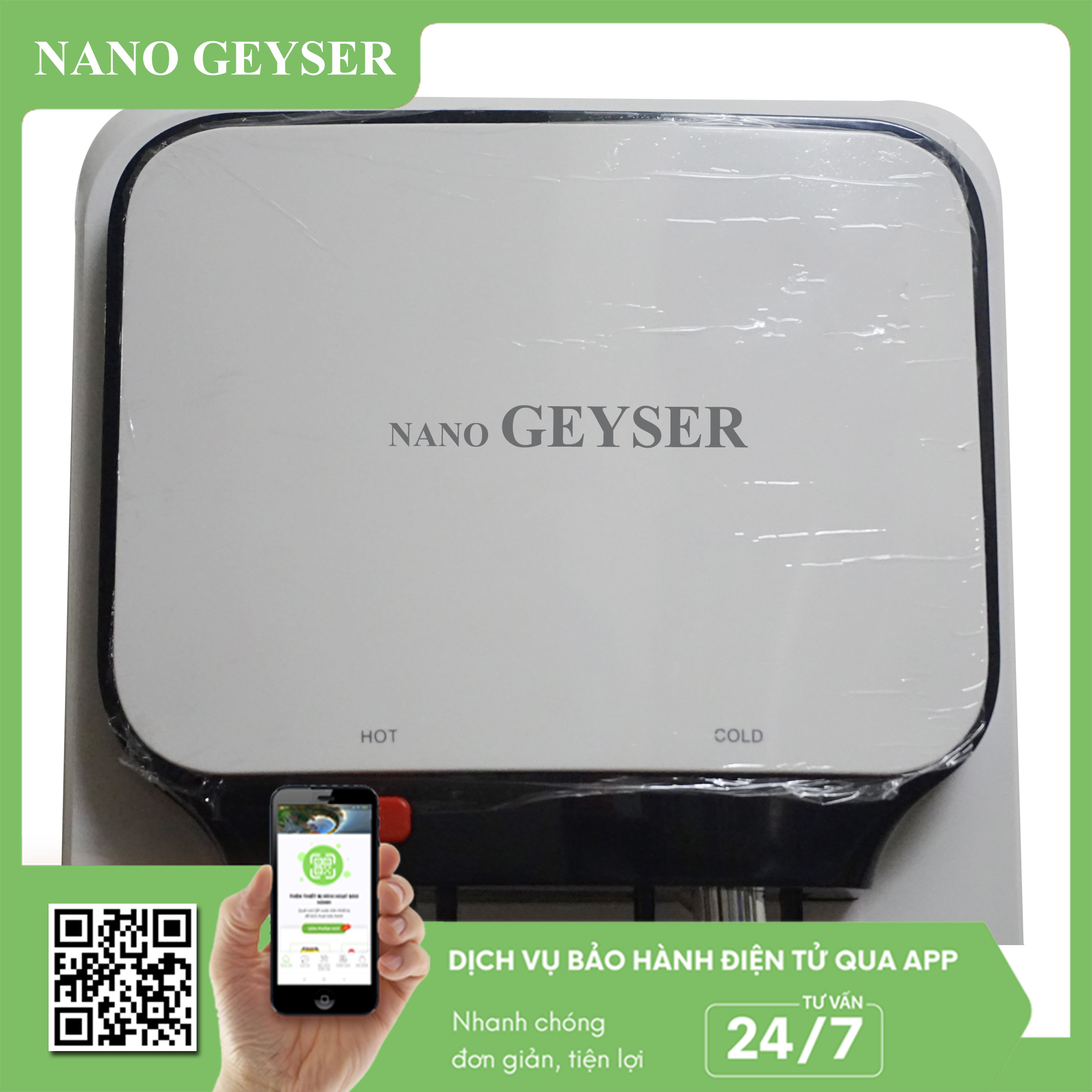 Cây nước Nóng Lạnh Nano Geyser G20 8 cấp - Hàng Chính Hãng