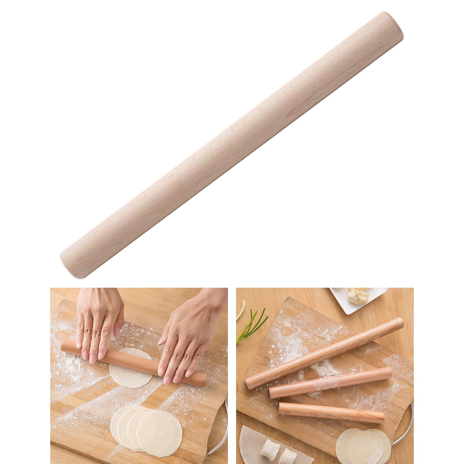 Non-Stick Wooden Rolling Pin Roller Pin for Pastries Baking Cooking Flour Pizza Pie Cookies Dumpling Wrapper Kitchen Supplies