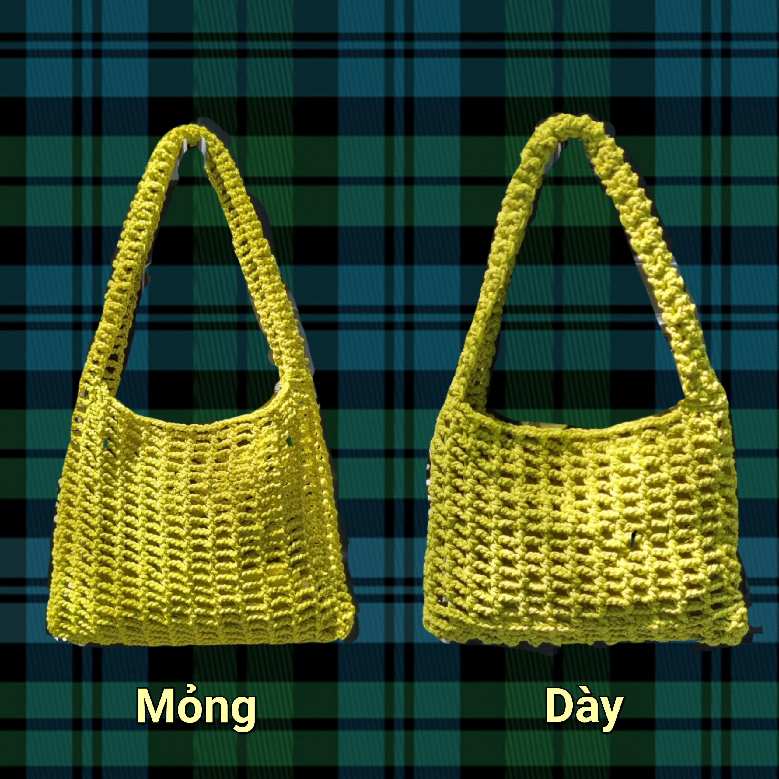  (SẴN_HỒNG) TÚI LƯỚI ĐEO VAI XÁCH TAY NỮ + TÚI VẢI RÚT / NO.1 BAG