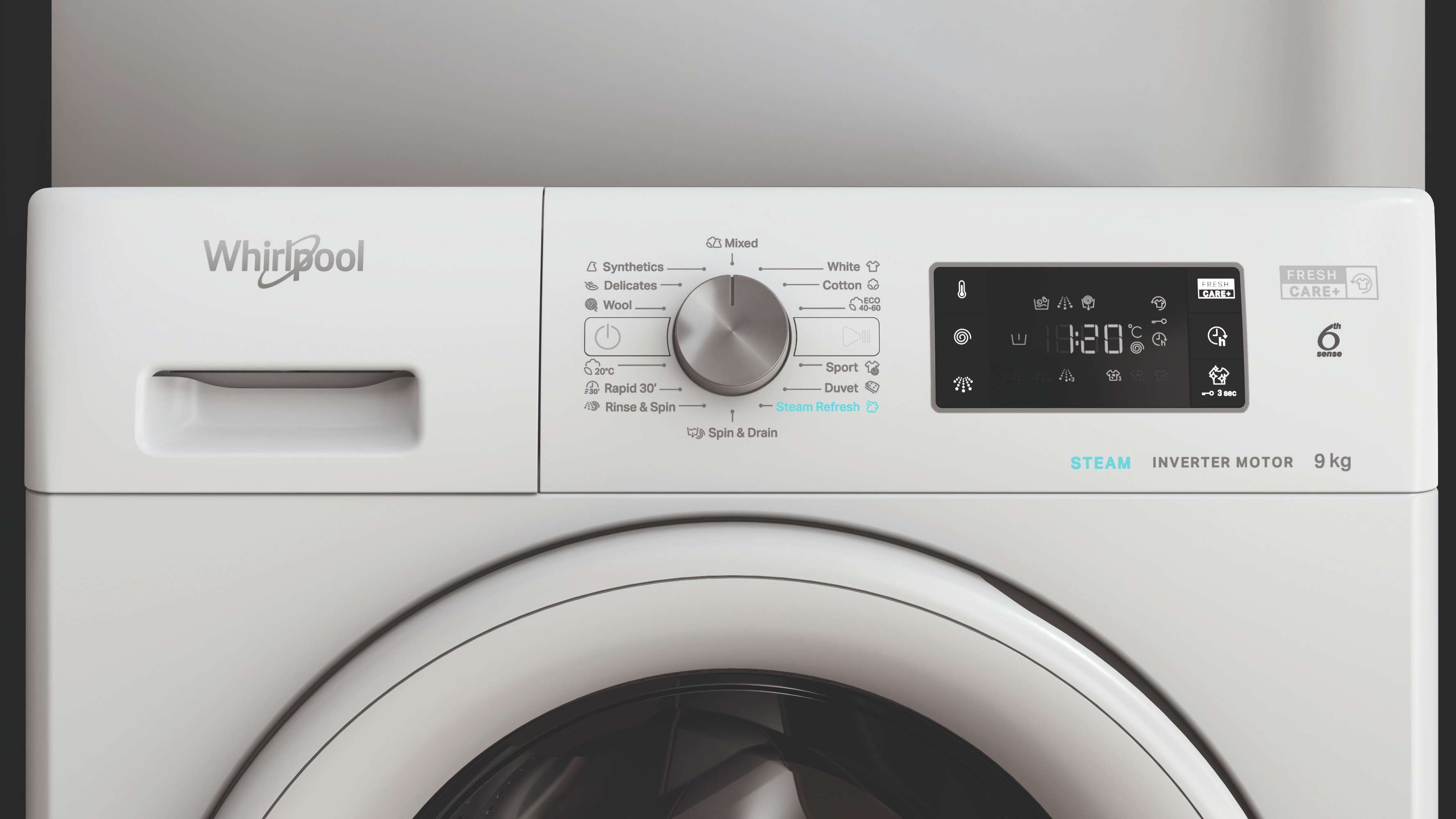 Máy giặt Whirlpool cửa trước FreshCare +  9kg FFB 9458 WV EE - Hàng Chính Hãng (Giao Toàn Quốc)