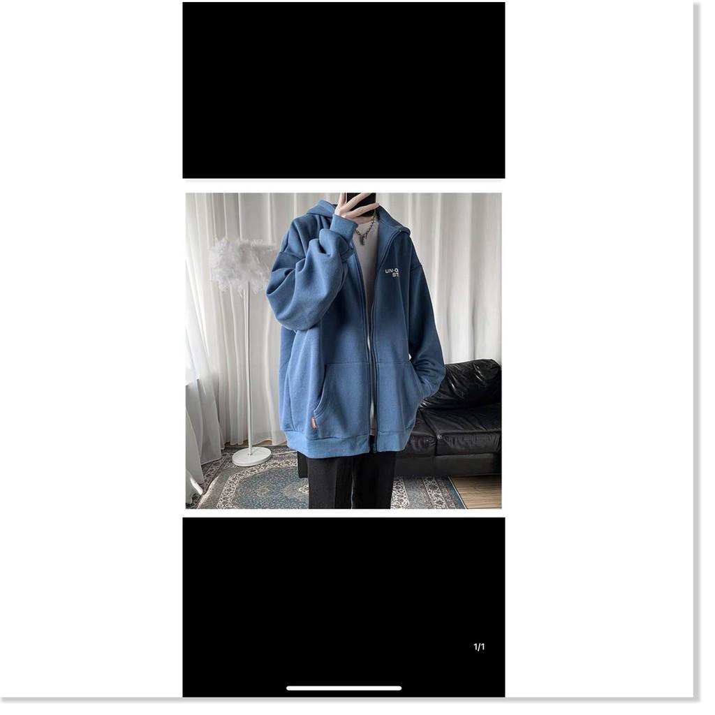 Áo nỉ dây kéo form to y hình SIÊU ĐỆP THỜI TRANG HÀN QUỐC HOT THỜI TRANG KING FASHION