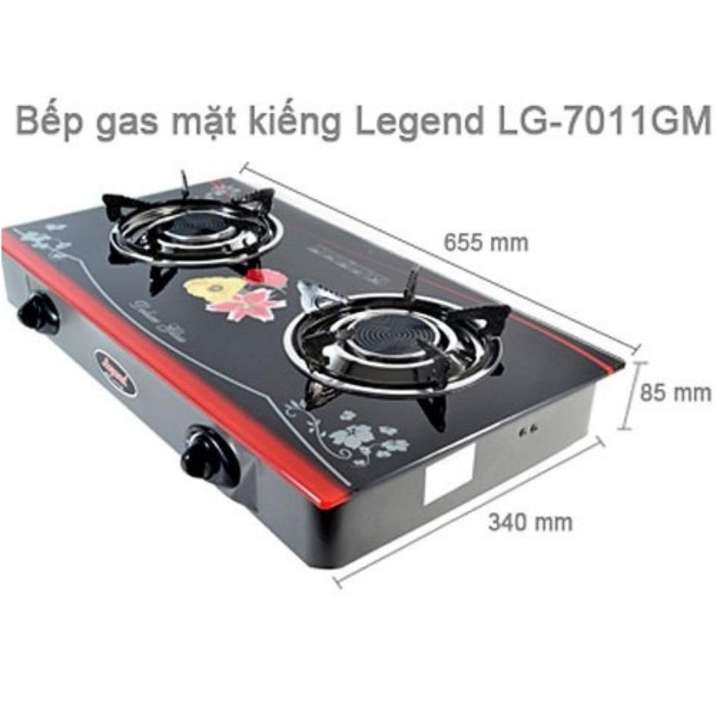 Bếp gas đôi hồng ngoại Legend LG-7011GM- Hãng chính hãng