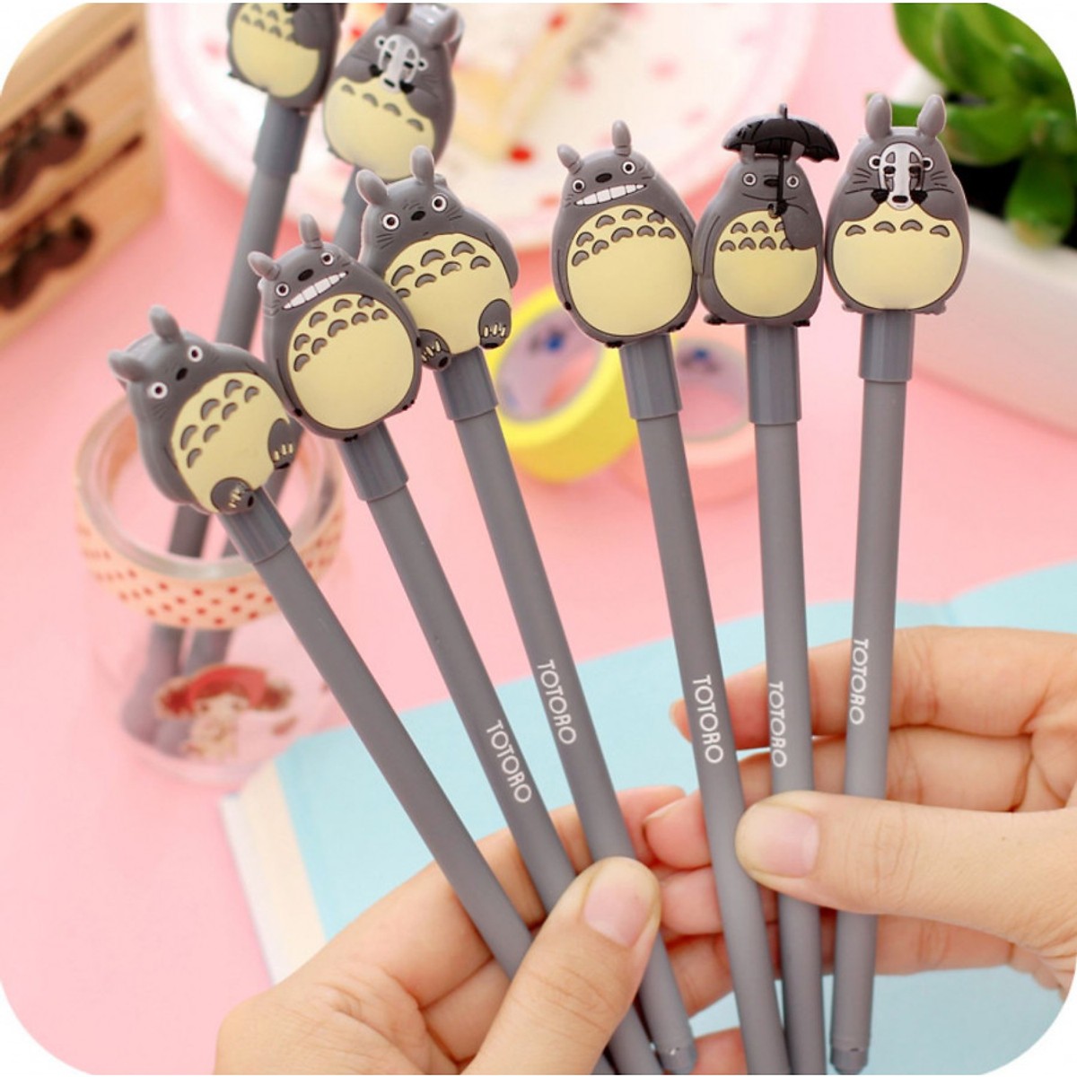 Combo 3 bút bi nước hoạt hình giao ngẫu nhiên BB16 To béo