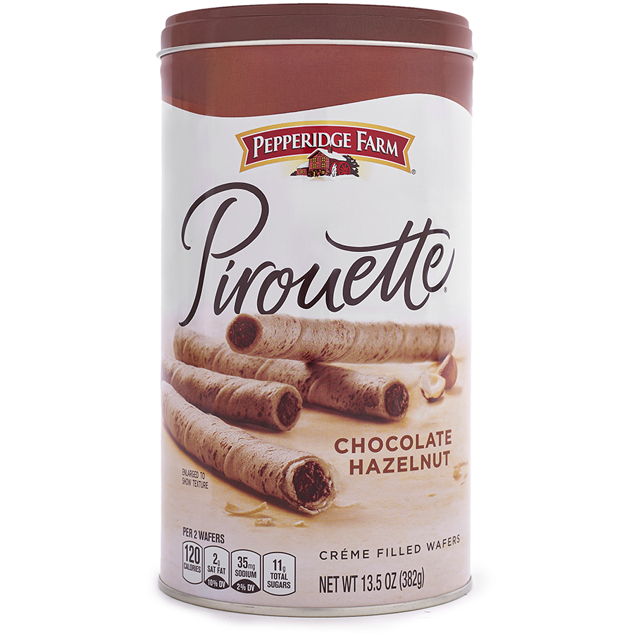 Bánh Quế Vị Socola Hạt Dẻ Pirouette Pepperidge Farm (382g)