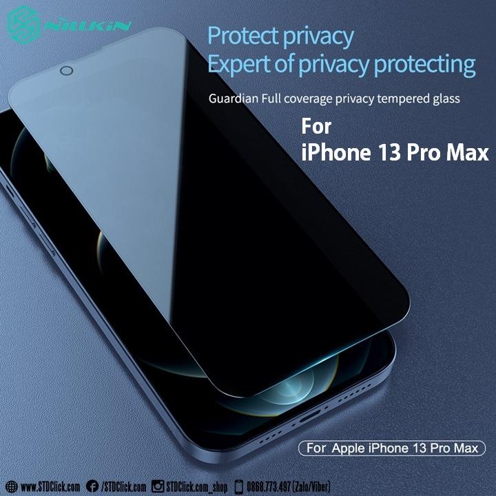 KÍNH CƯỜNG LỰC DÀNH CHO IPHONE 13 PRO MAX NILLKIN GUARDIAN CHỐNG NHÌN TRỘM