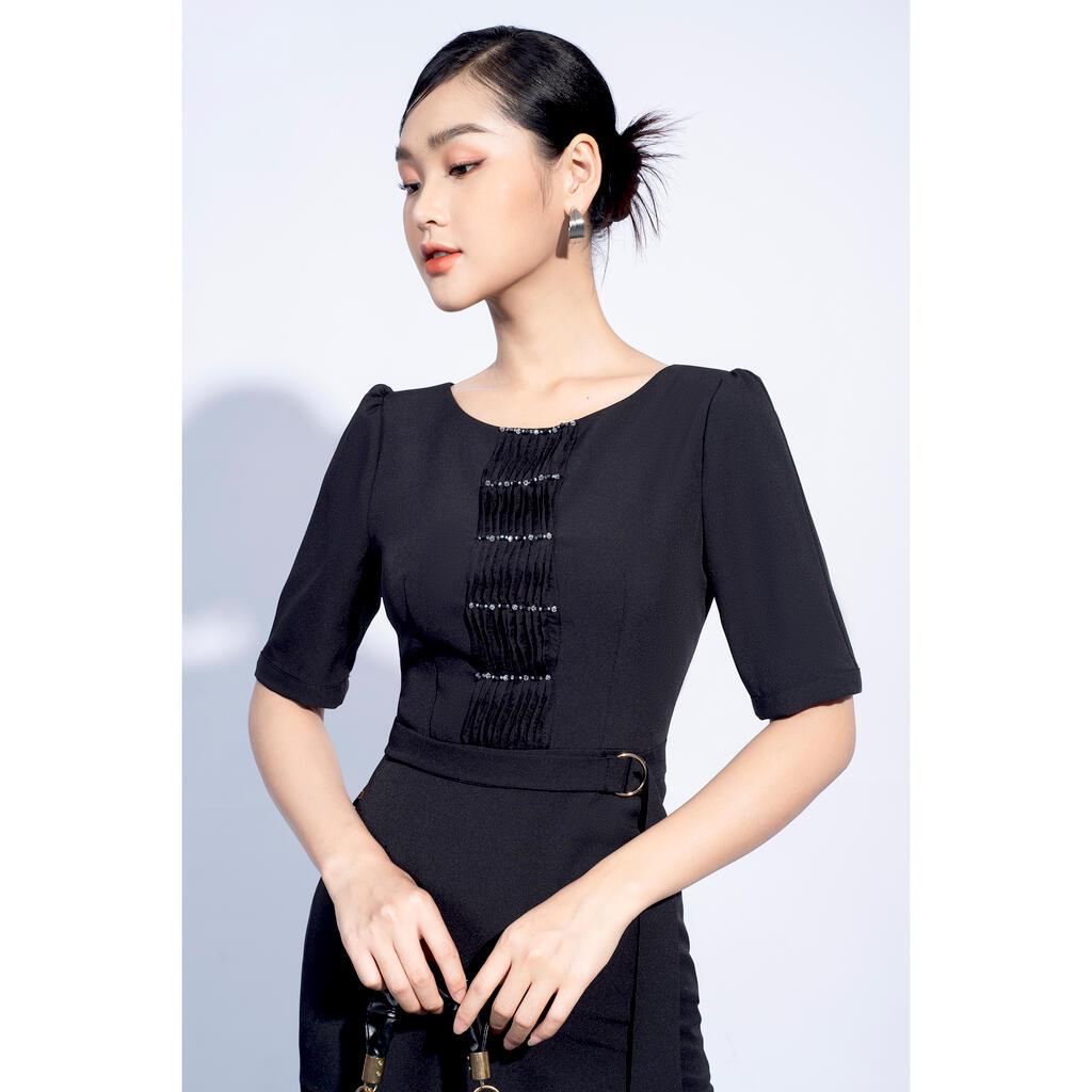 Đầm bút chì, cổ tròn MMOutfit M-DA080421216